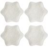 Vintage Lace Snowflake Appetizer Plates, White, 8.5 in, 4-Pack