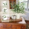 Olive Artificial Plants in Vases, Fake Olive Plants Greenery Branches with Olive Fruits for Indoor Office Table