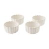 Colette Stoneware Ramekins, Cream, Set of 4