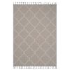 LOOM & LUXE Collection 8X10 Ivory /Trellis Indoor/Outdoor Area Rug