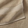 Signature Soft Solid Cotton 6 Piece Bath Towel Set,Almond Biscuit