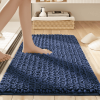 ComfiTime Bathroom Rugs, 20 x 24 in, 2000GSM Thick Slip-Resistant Chenille Bath Mat for Tub, Shower Bathroom Floor, Machine Washable, Ultra Absorbent