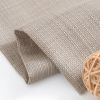 Linen Textured Curtains 84 inches Taupe Bedroom Living Room Window Curtain Set Light Filtering Drapes Grommet Top 2 Panels