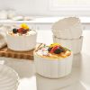 Colette Stoneware Ramekins, Cream, Set of 4