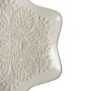 Vintage Lace Snowflake Appetizer Plates, White, 8.5 in, 4-Pack
