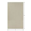 Textured Solid Chenille Blackout Single Curtain Panel, Beige, 50"W x 84"L
