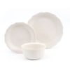 Cowgirl Lace 12-Piece Dinnerware Set, Linen