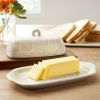 Vintage Lace Butter Dish, Rustic Kitchen Organizer or Storage Accessory, Perfect for Farmhouse Kitchen Decor