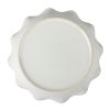 Colette 11-Inch Stoneware Ruffled-Edge Baking Pie Pan Tart Dish, Linen