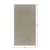 Textured Solid Chenille Blackout Single Curtain Panel, Grey Bisque, 50"W x 95"L